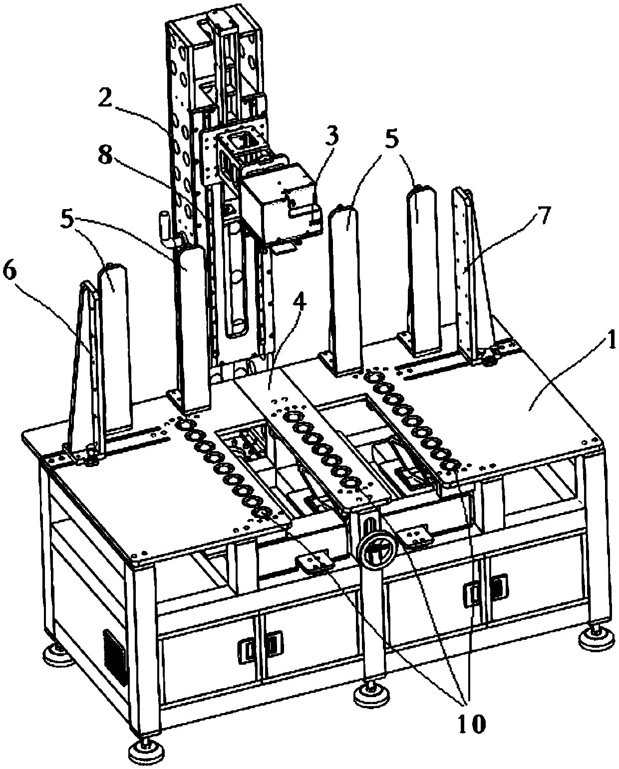 Marking device with lifting function