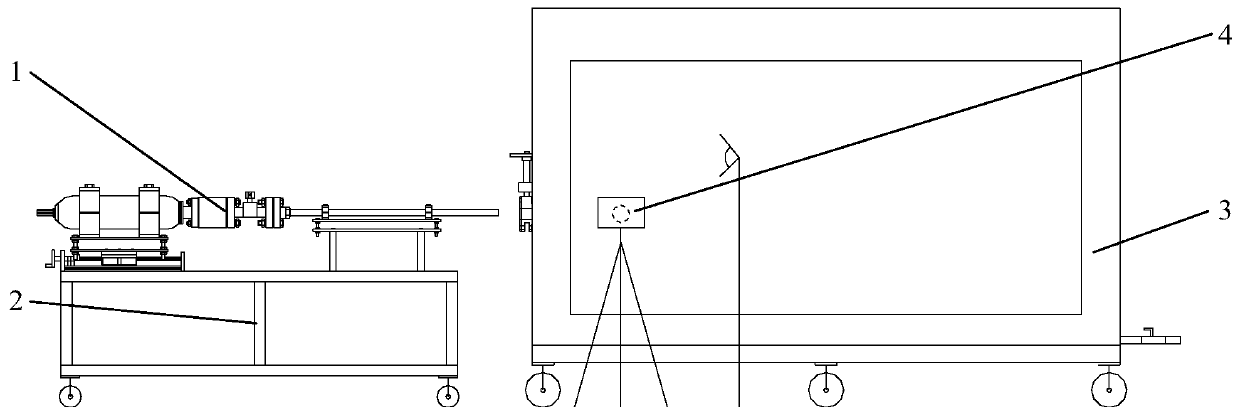 Vehicle underwater launching experimental device for supercavitation mechanism research