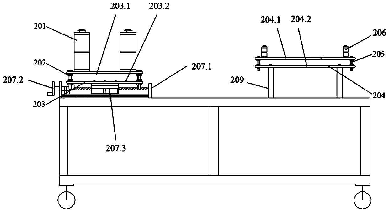 Vehicle underwater launching experimental device for supercavitation mechanism research