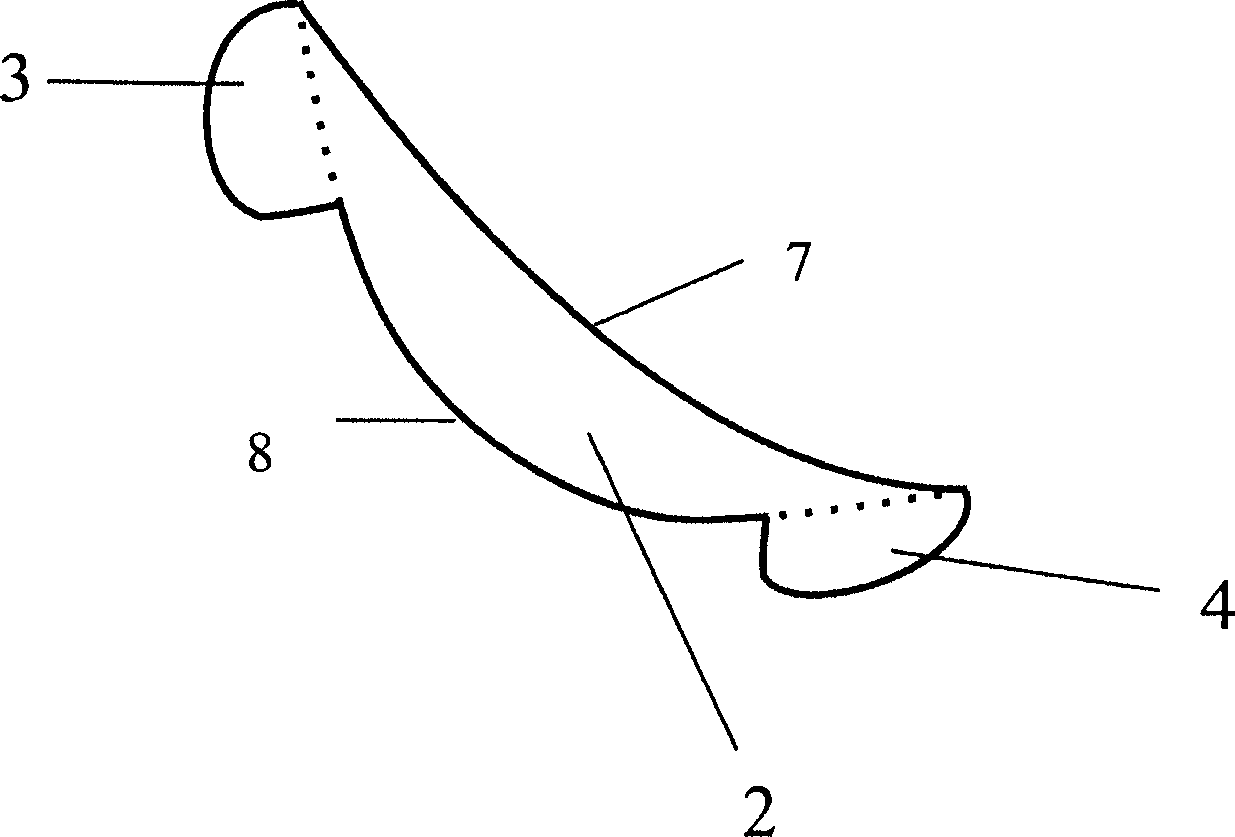 Shaping-area limiting device for angle of mandible and making method therefor