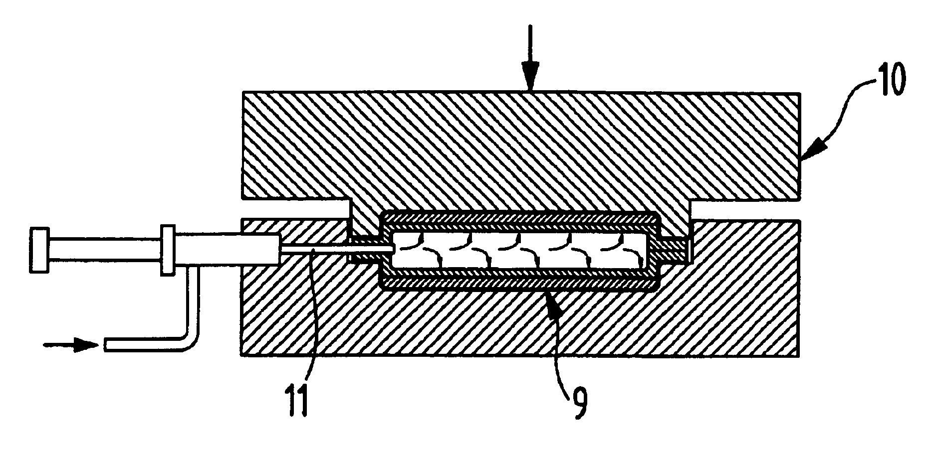 Hollow composite products and method for making same