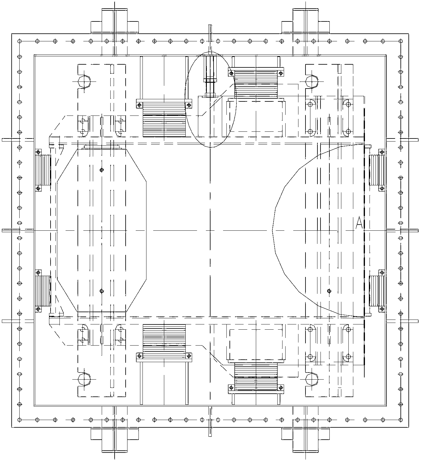 Disintegrating transportation method of transformer