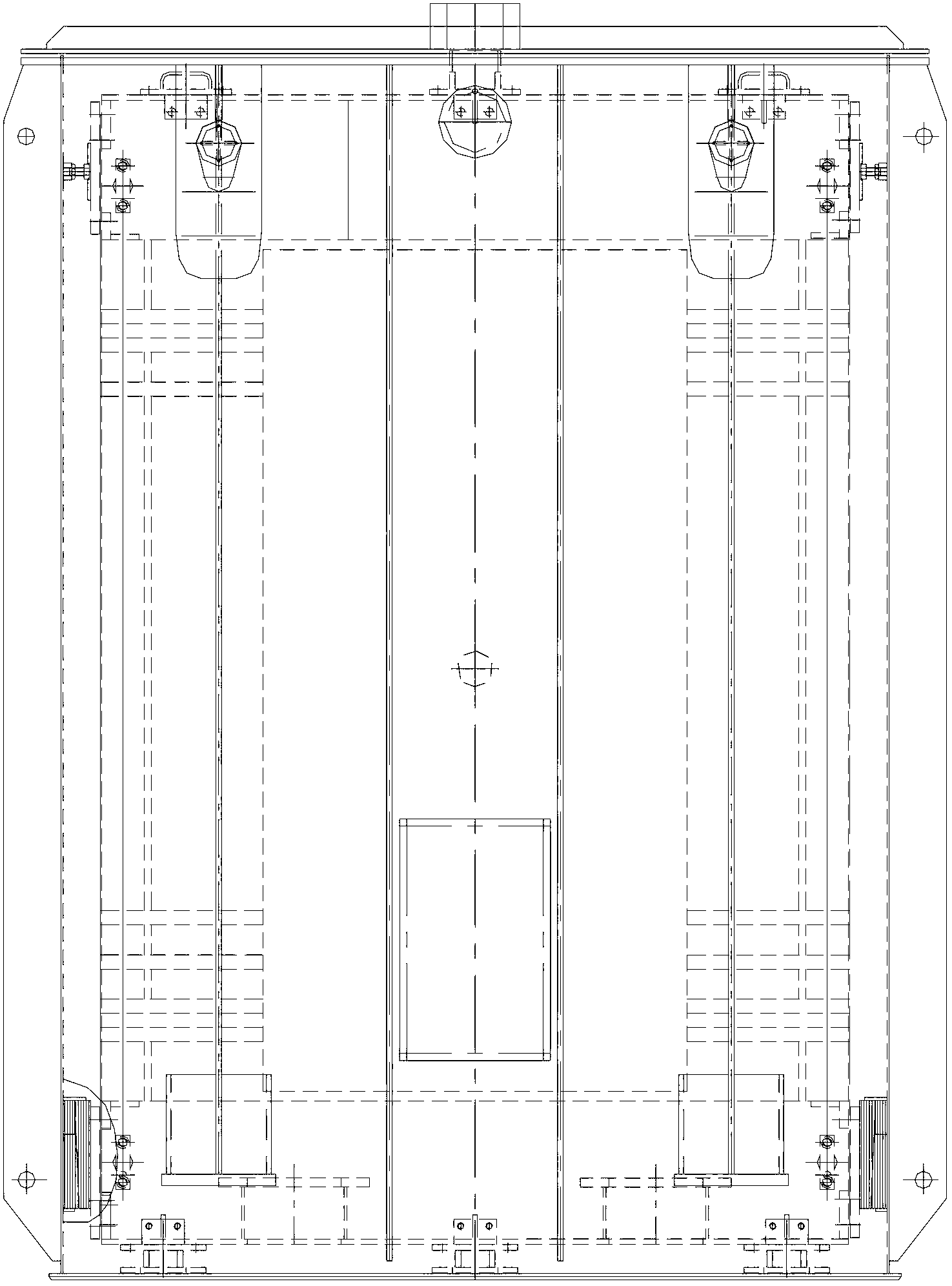 Disintegrating transportation method of transformer