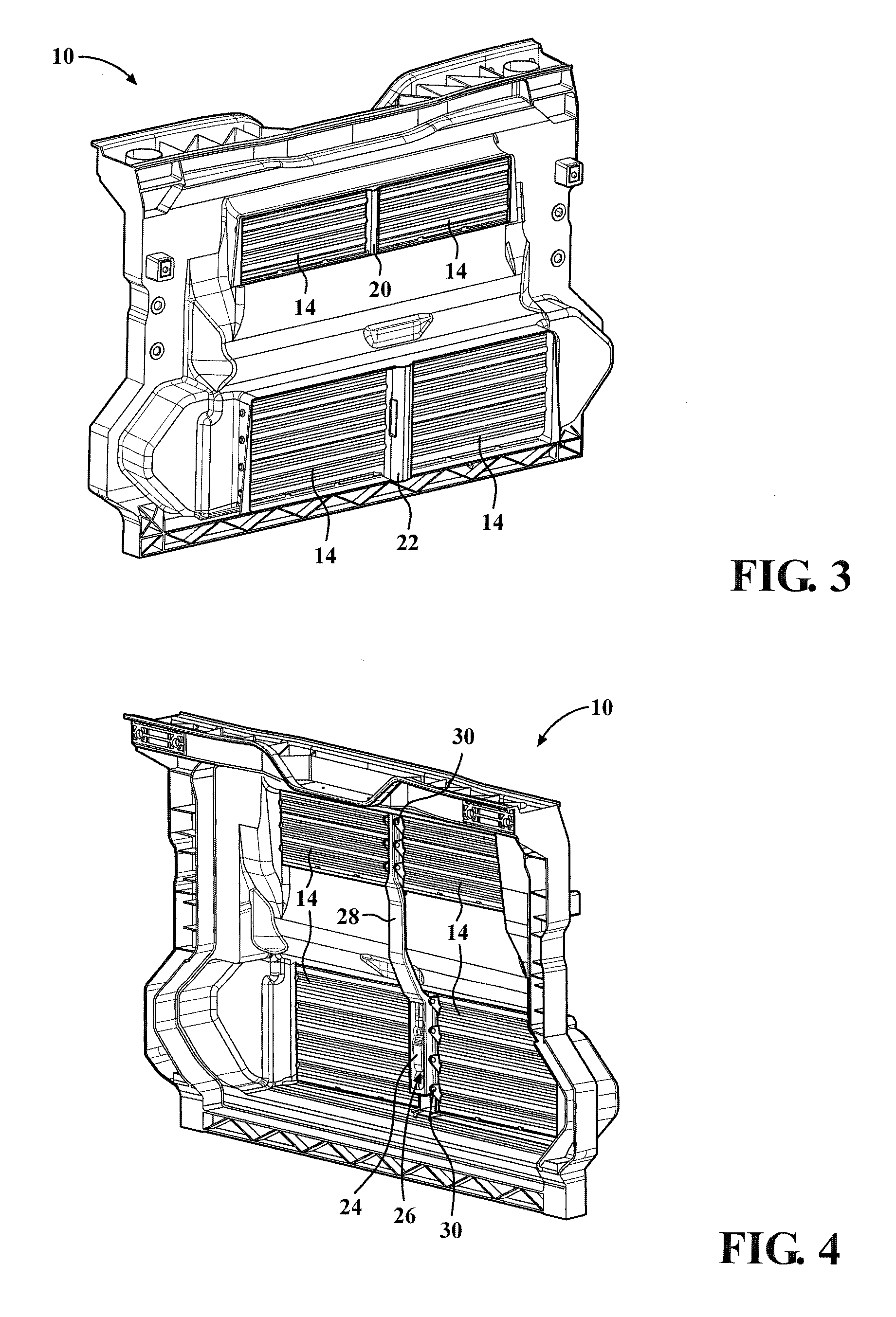 Carrier with integrated ducting