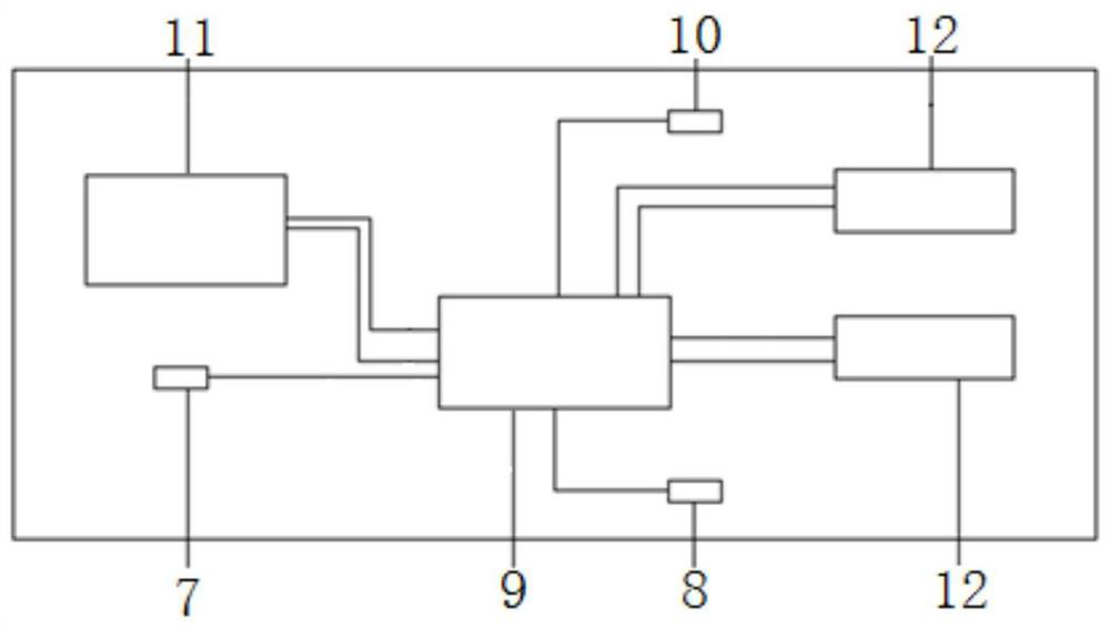 Household washing machine device based on piezoelectric and mechanical power generation