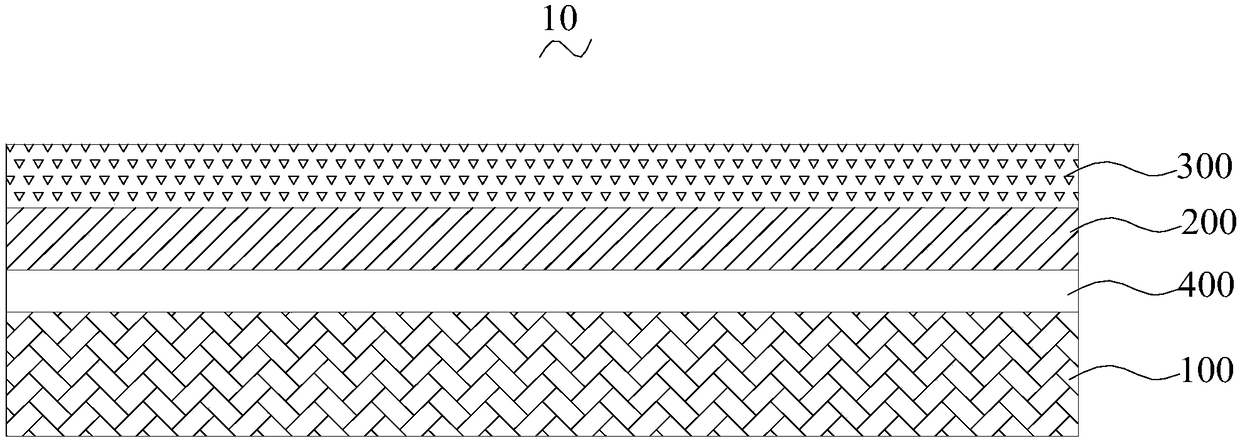 Adhesive rubber water stop without isolation film, and preparation method thereof