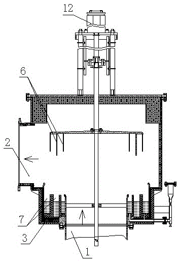 A gas pipeline liquid metal sealing valve for high temperature environment