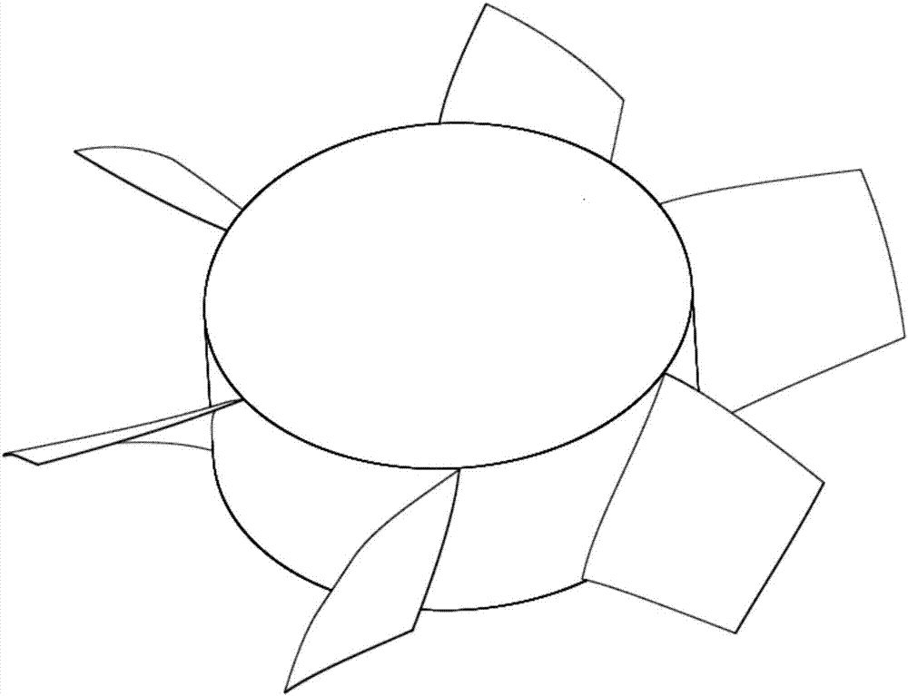 Optimization method for low-pressure axial fan impeller blade