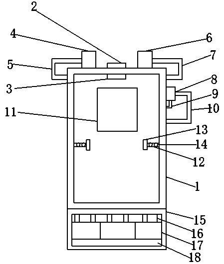 Elevator car with emergency function