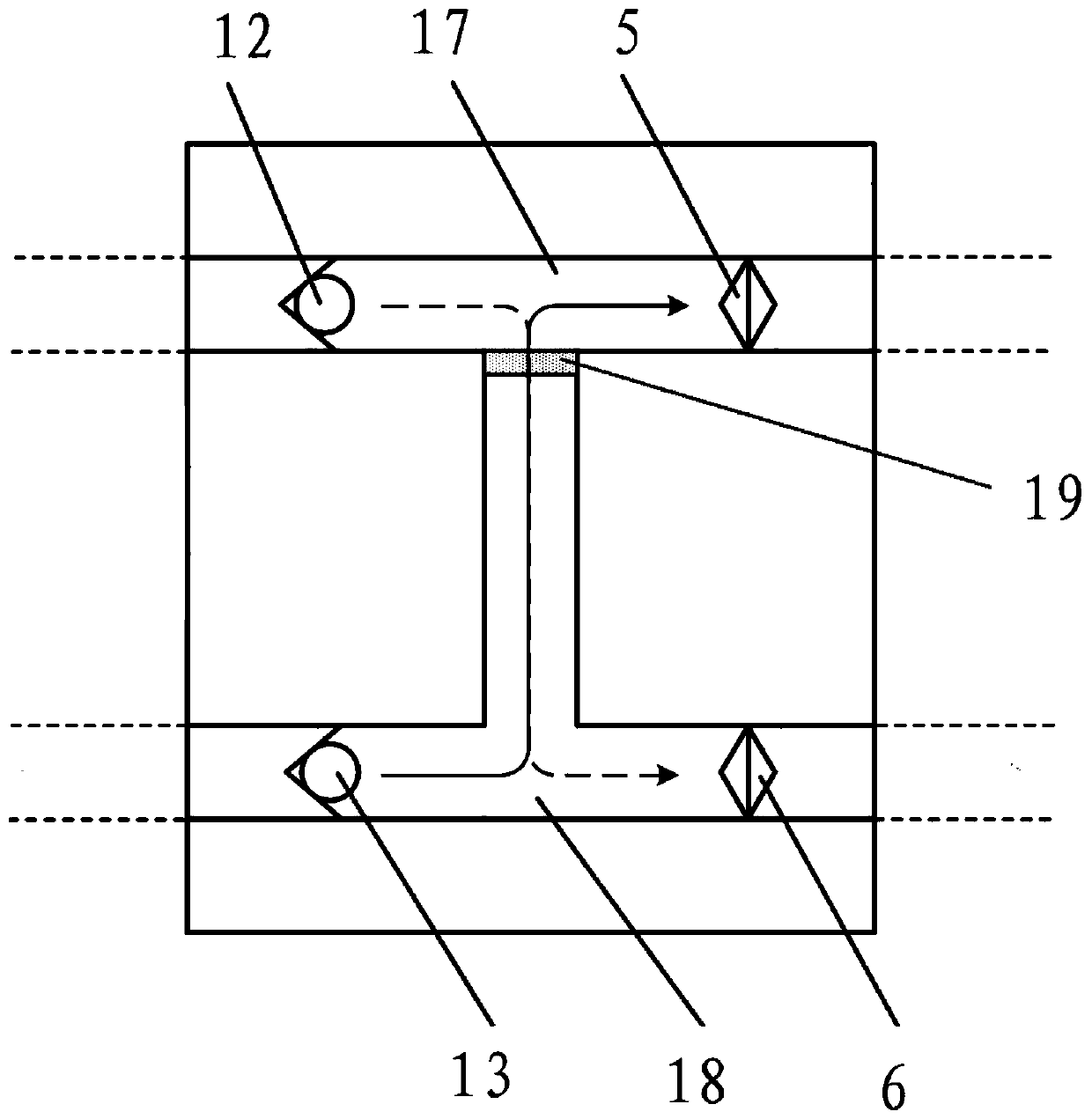 Nucleic acid extraction pretreatment amplification system