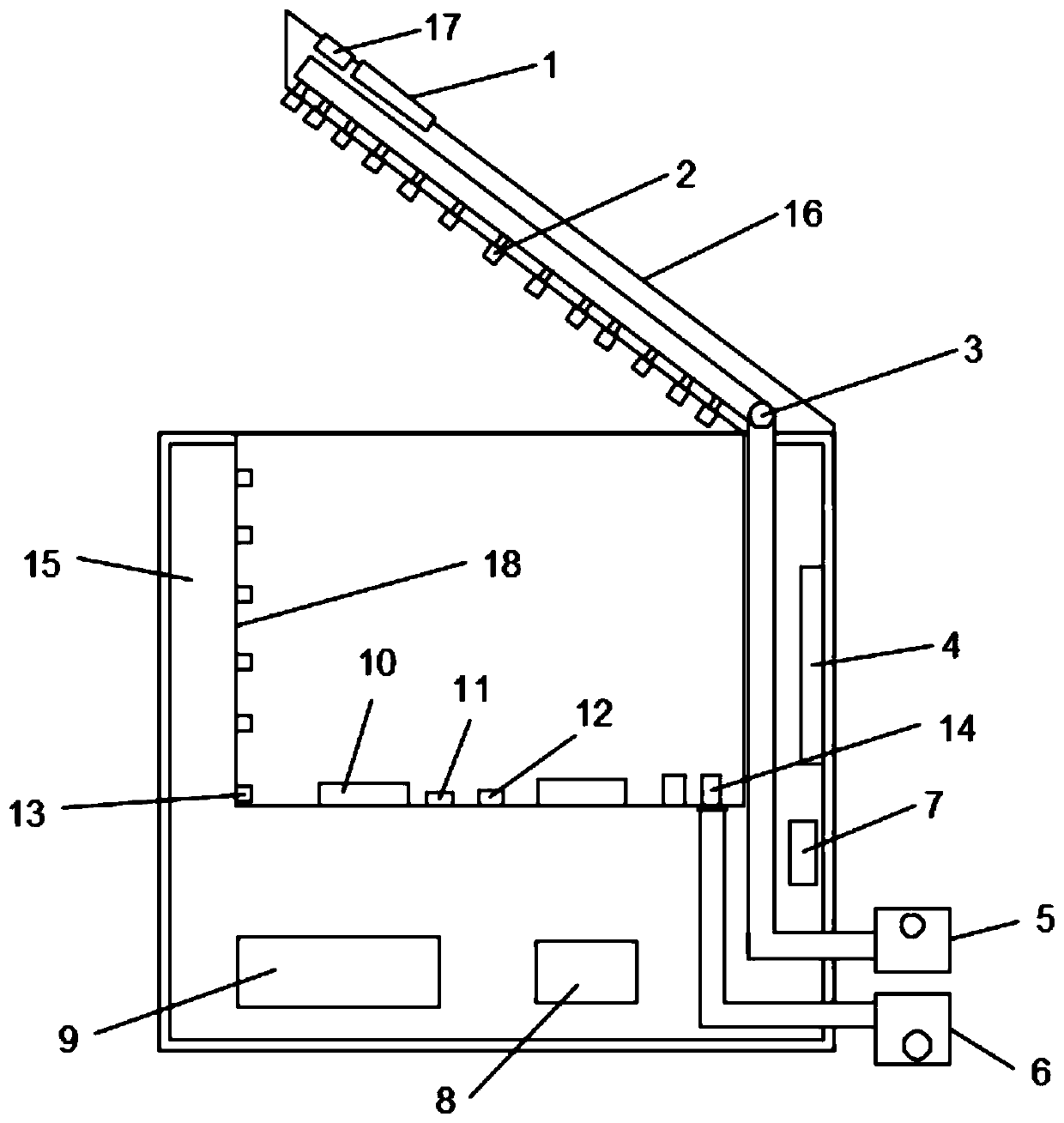 Aqueous dismutase generating device