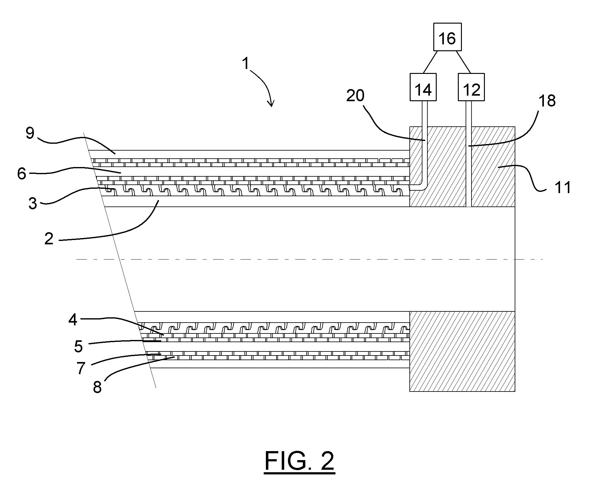 Flexible tubular pipe for transporting gaseous hydrocarbons