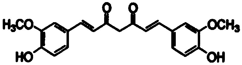 Cancer treatment curcumin compound preparation