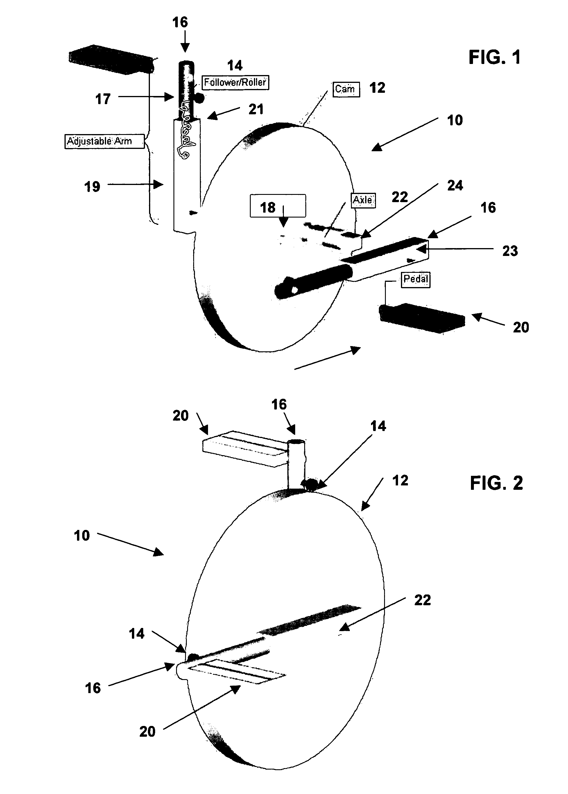 Independent and separately actuated combination fitness machine