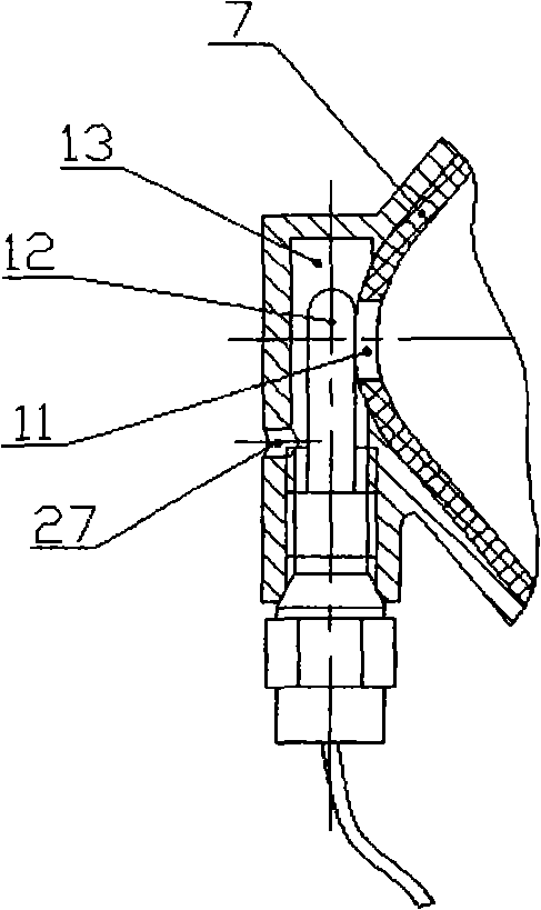 Wimble cap-shaped combusting device of oil heater