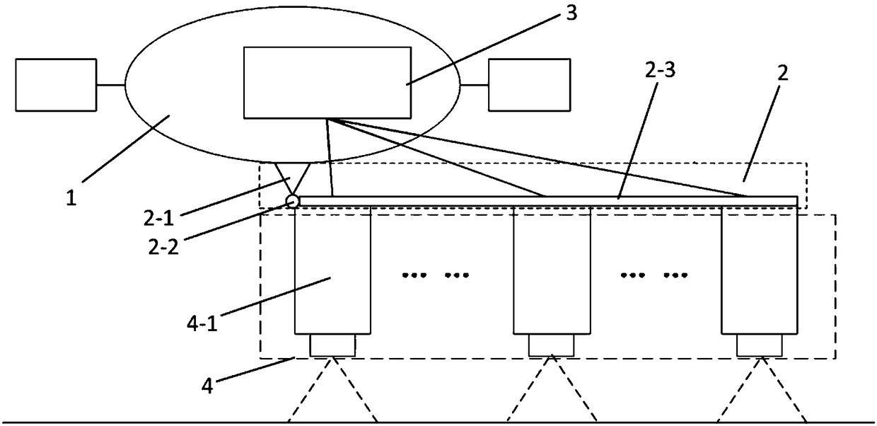 Imaging system and method for realizing large-field wide area searching by utilizing small-field camera