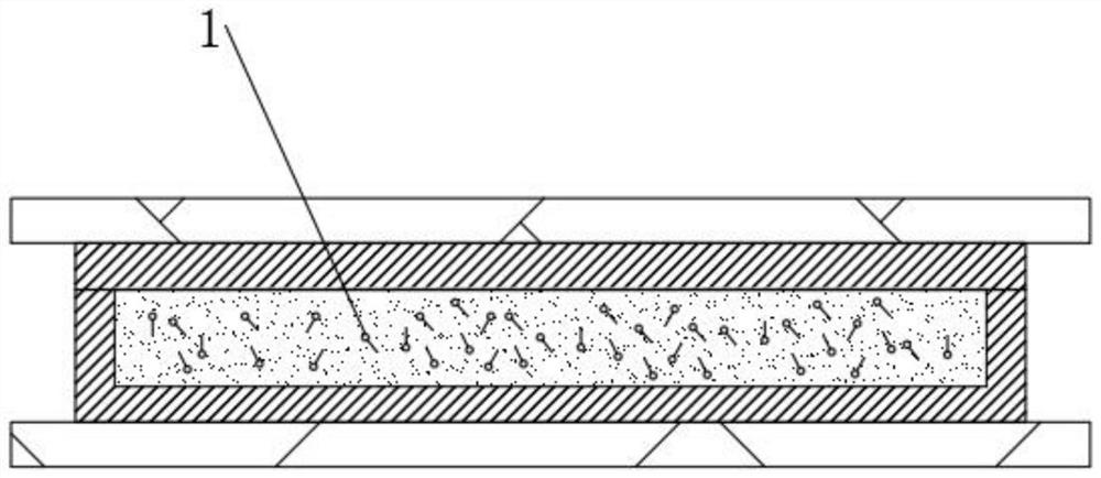 Processing method of high-compactness concrete precast slab capable of preventing surface cracking