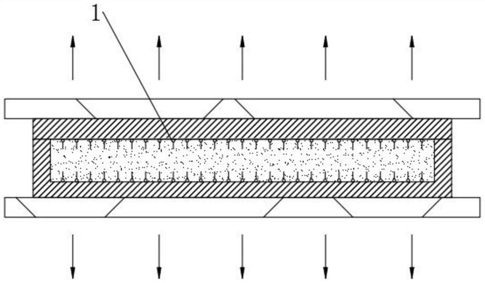 Processing method of high-compactness concrete precast slab capable of preventing surface cracking