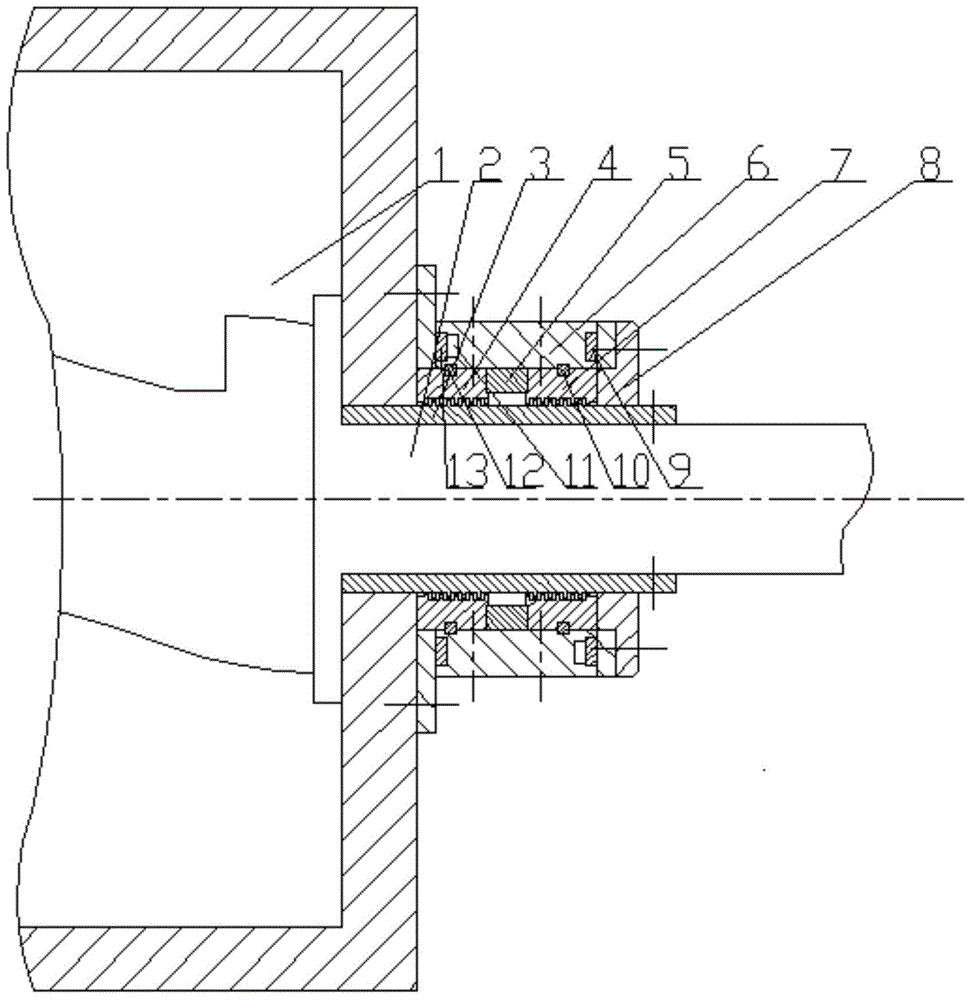 Internal mixer rotor sealing device