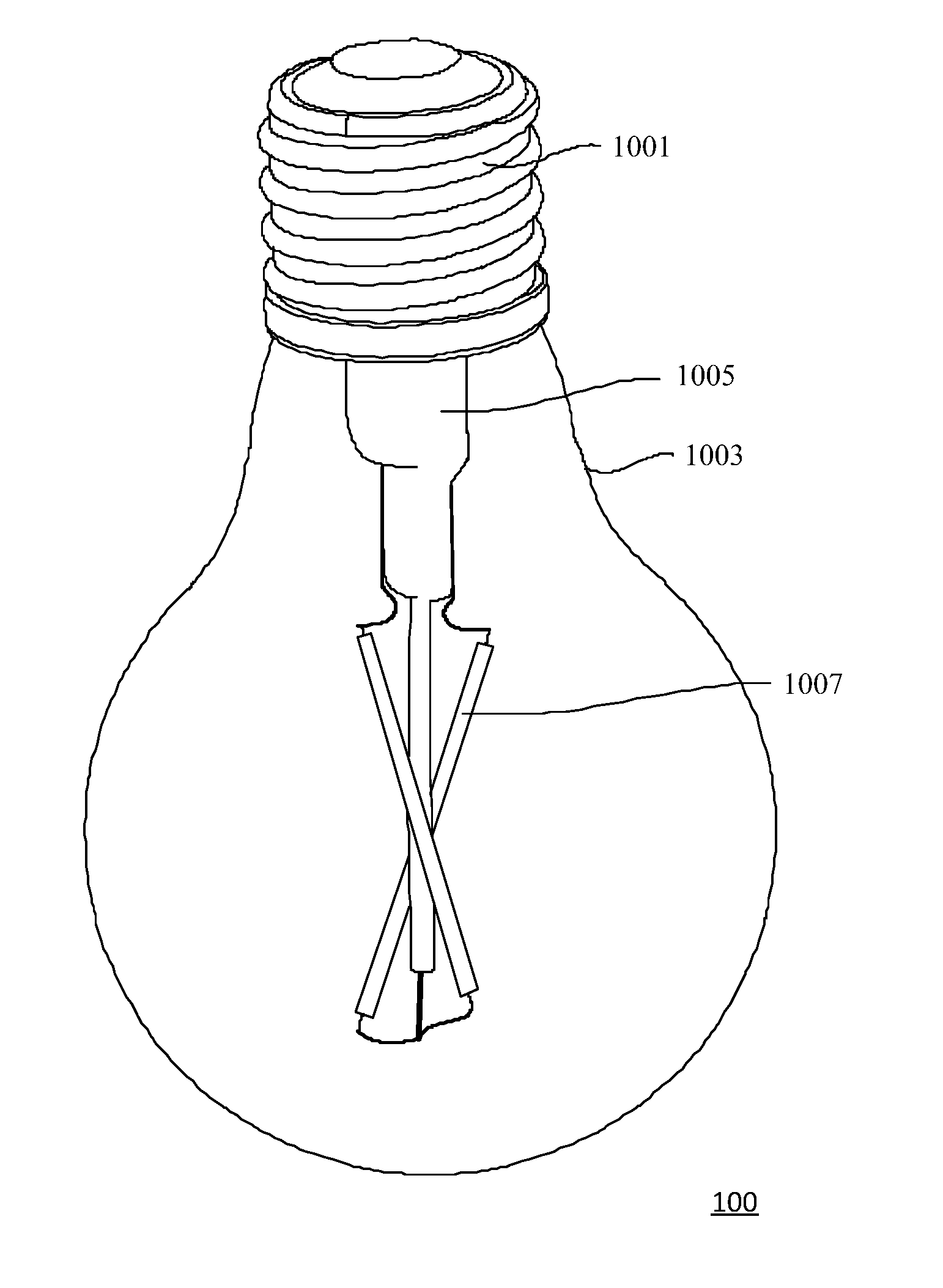 LED filament and LED bulb with LED filament