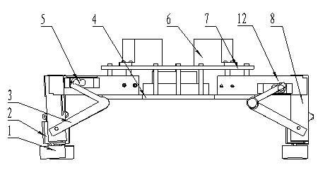 Robot with wheel legs