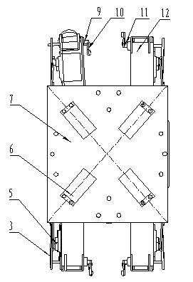 Robot with wheel legs