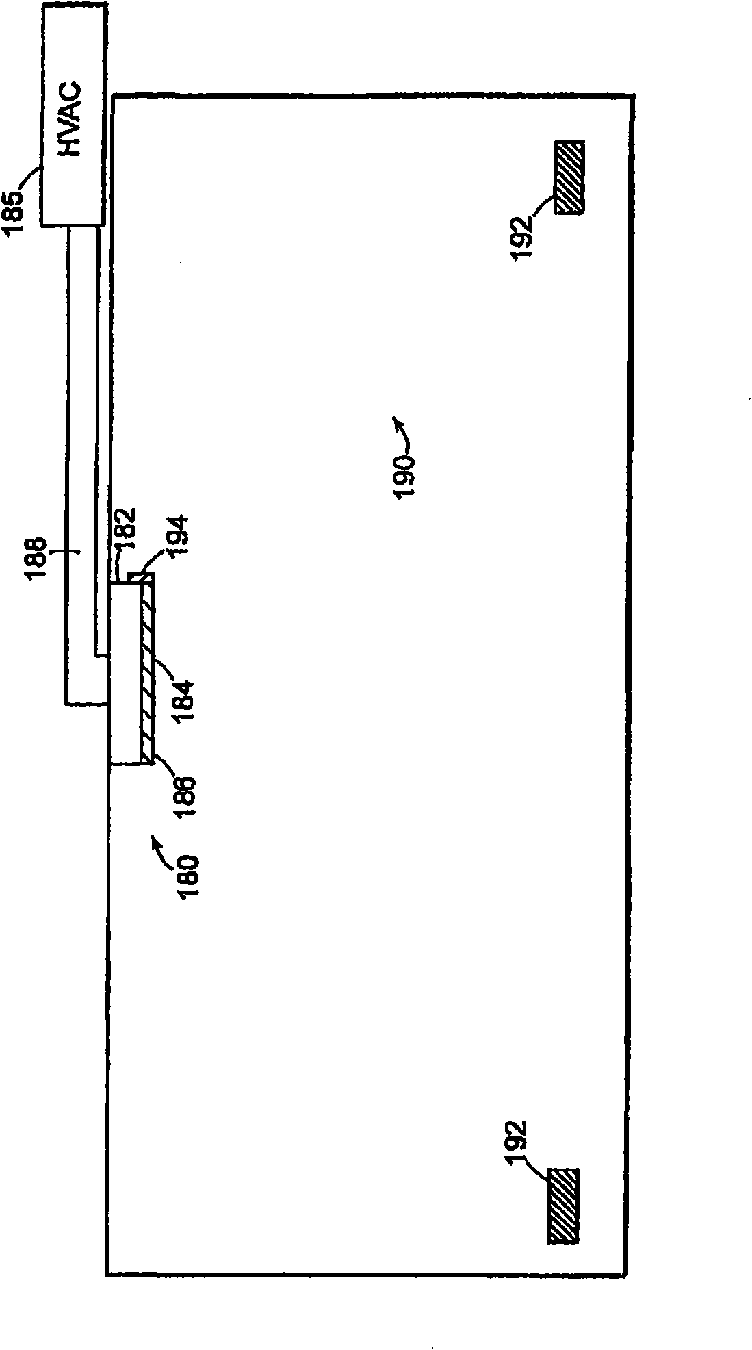 Area decontamination via low-level concentration of germicidal agent