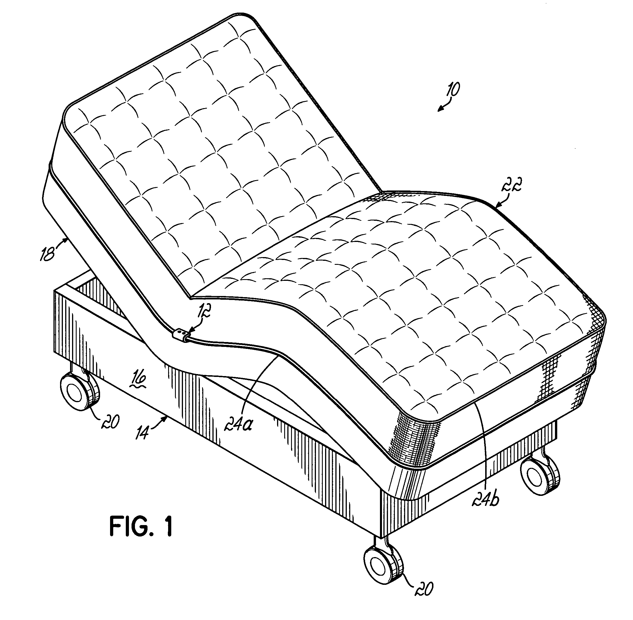 Mattress retainer bracket