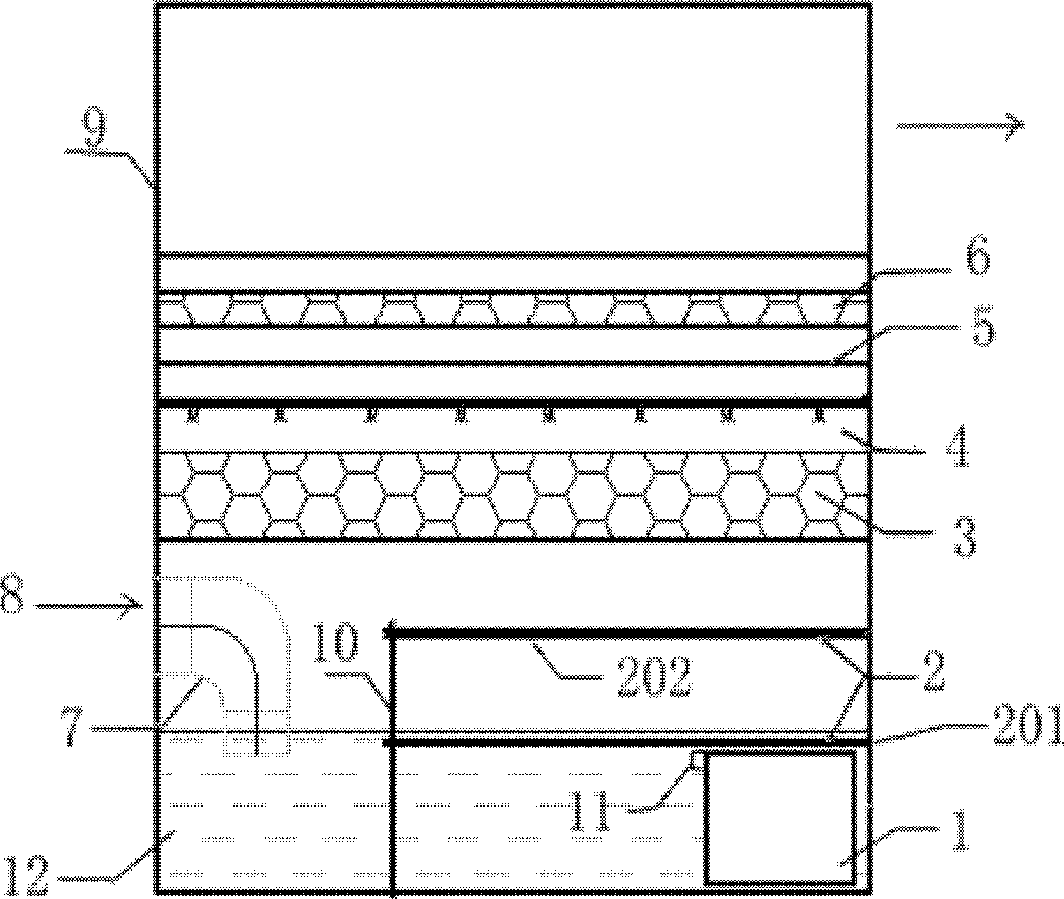 Waste gas treatment air purification device