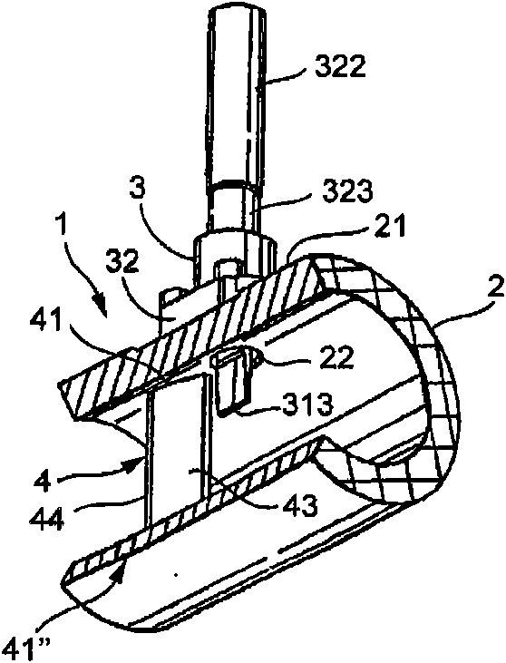 Measuring system for a medium flowing in a process line