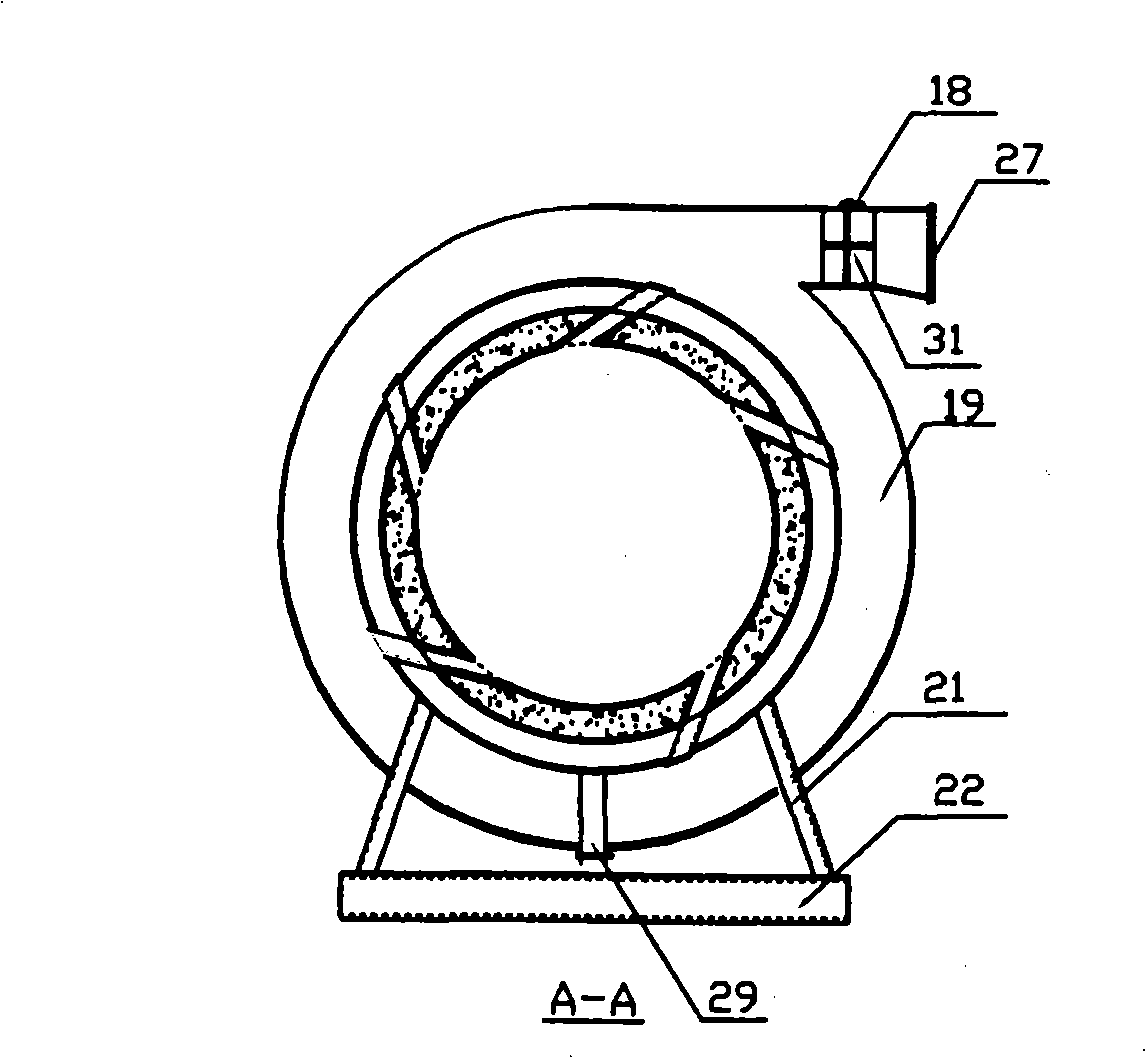 Low NOx liquid state slag-off double-eddy flow coal-powder combustor