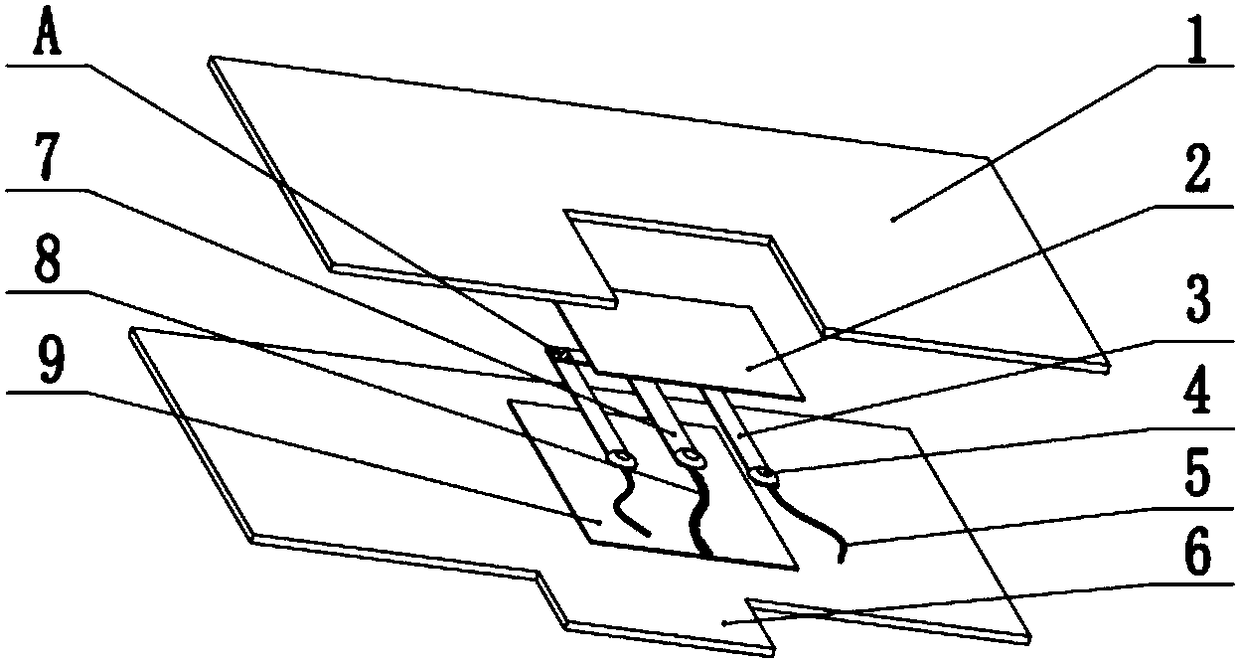 Film thermocouple temperature sensor inlaid into multi-layer PCBs, and transient temperature monitoring system and method