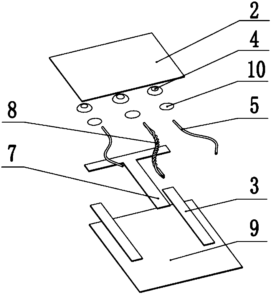 Film thermocouple temperature sensor inlaid into multi-layer PCBs, and transient temperature monitoring system and method