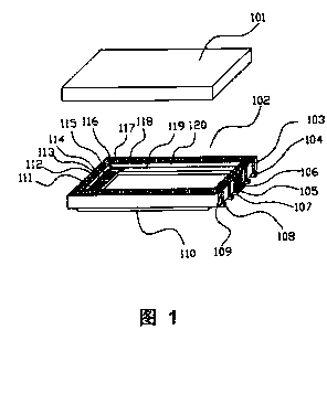 Broadband full-sealed package of microwave devices