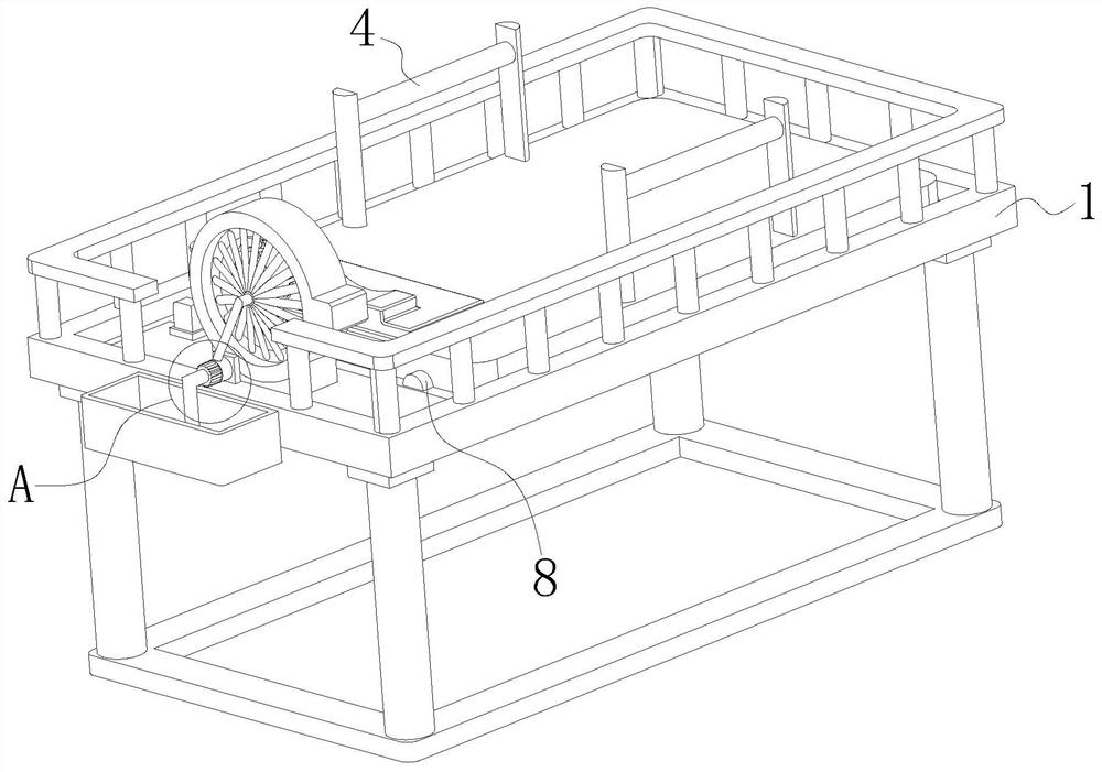 A special bed for infant medical examination