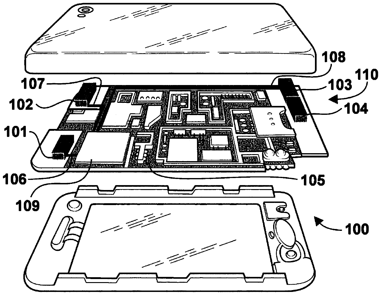 Ultra-thin launch system for electronic devices