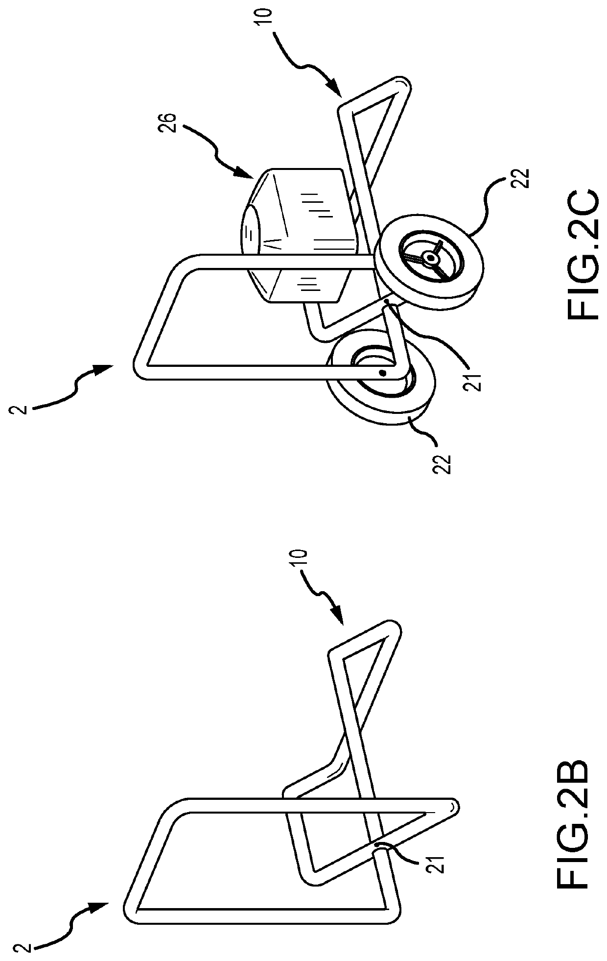 Pressure washer having a tubular frame member