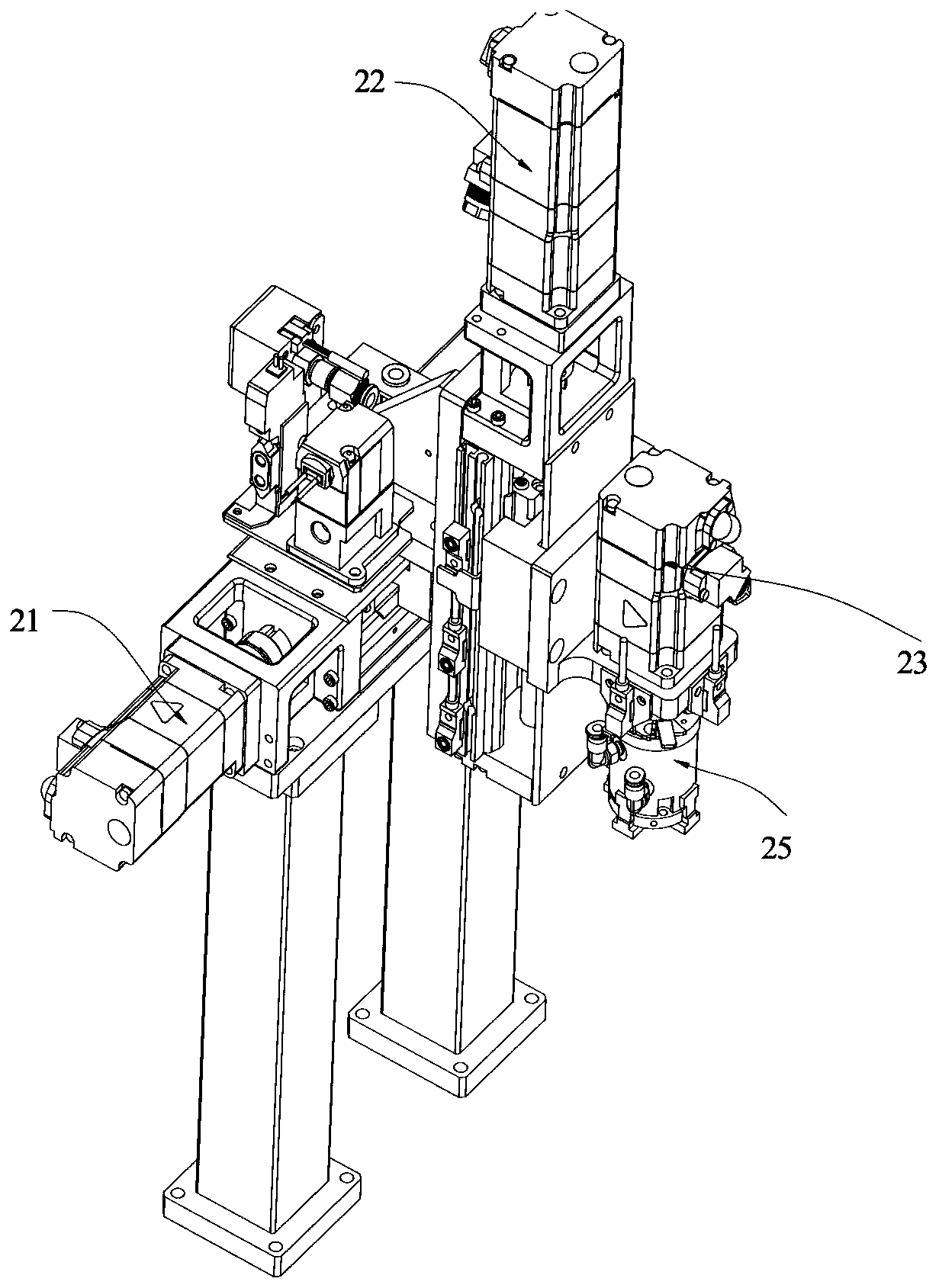 Full-automatic film tearing and foam attaching dual-purpose machine