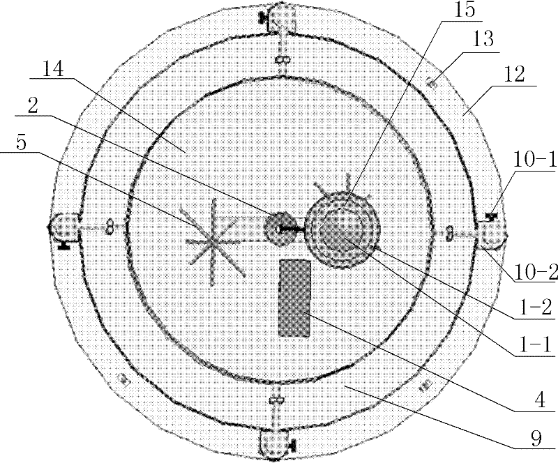 Demonstration instrument for Buffon probability experiment