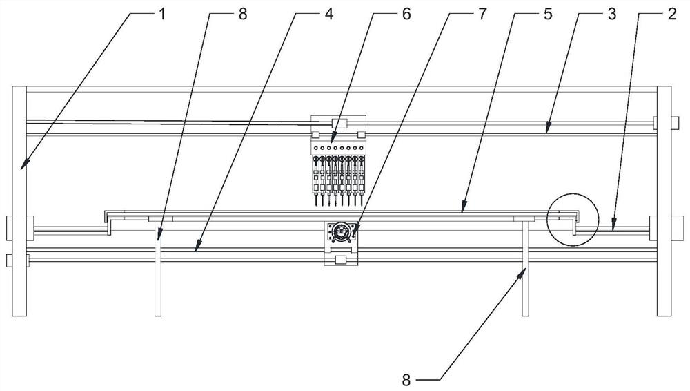 An embroidery machine based on Miao embroidery and its machine embroidery method