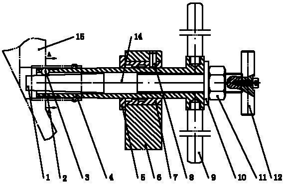 Device and method for mounting water pipe connector on shell of thermostat