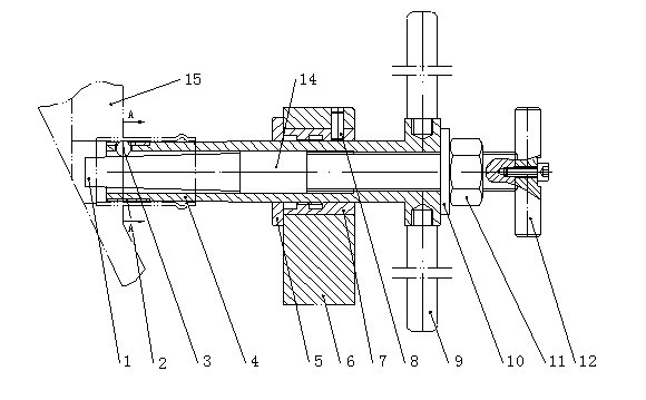 Device and method for mounting water pipe connector on shell of thermostat