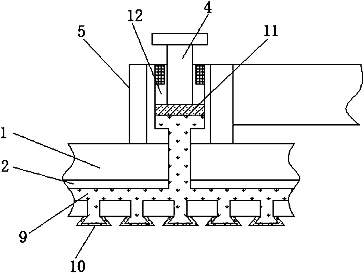 Antiskid welding clamp