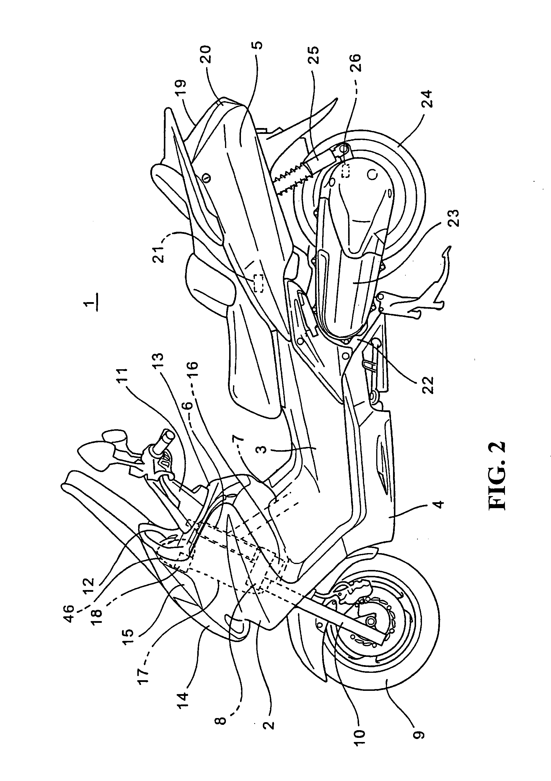 Vehicular direction indicating apparatus