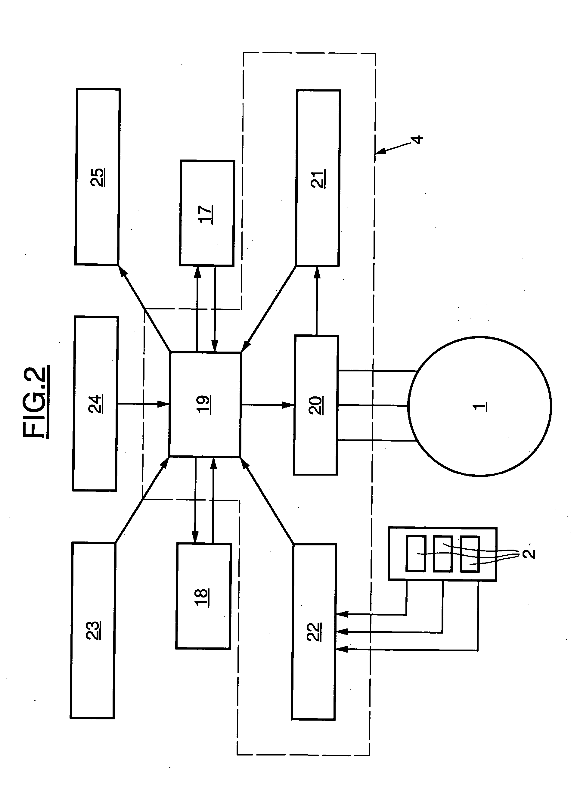 Container capping control device and method and associated machine