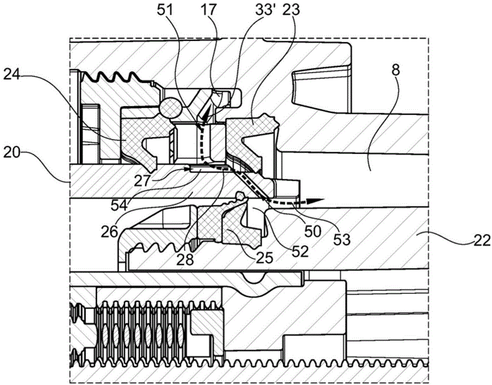 Driving cylinder