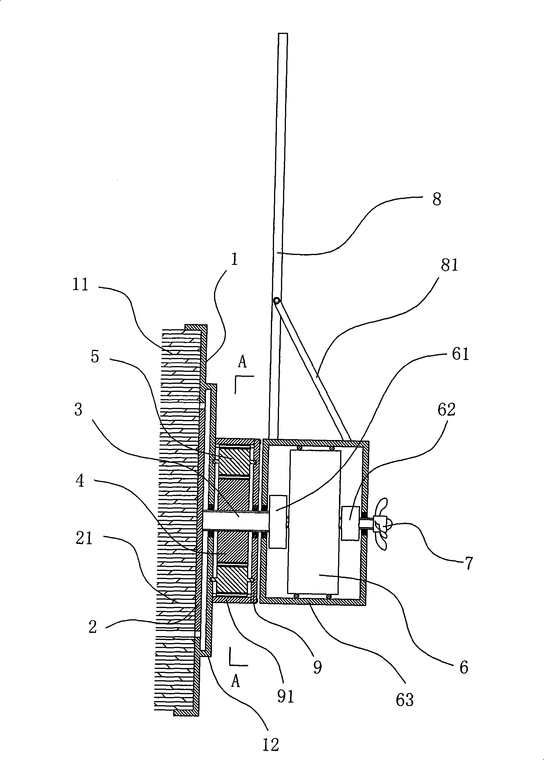 Net clothing cleaning machine