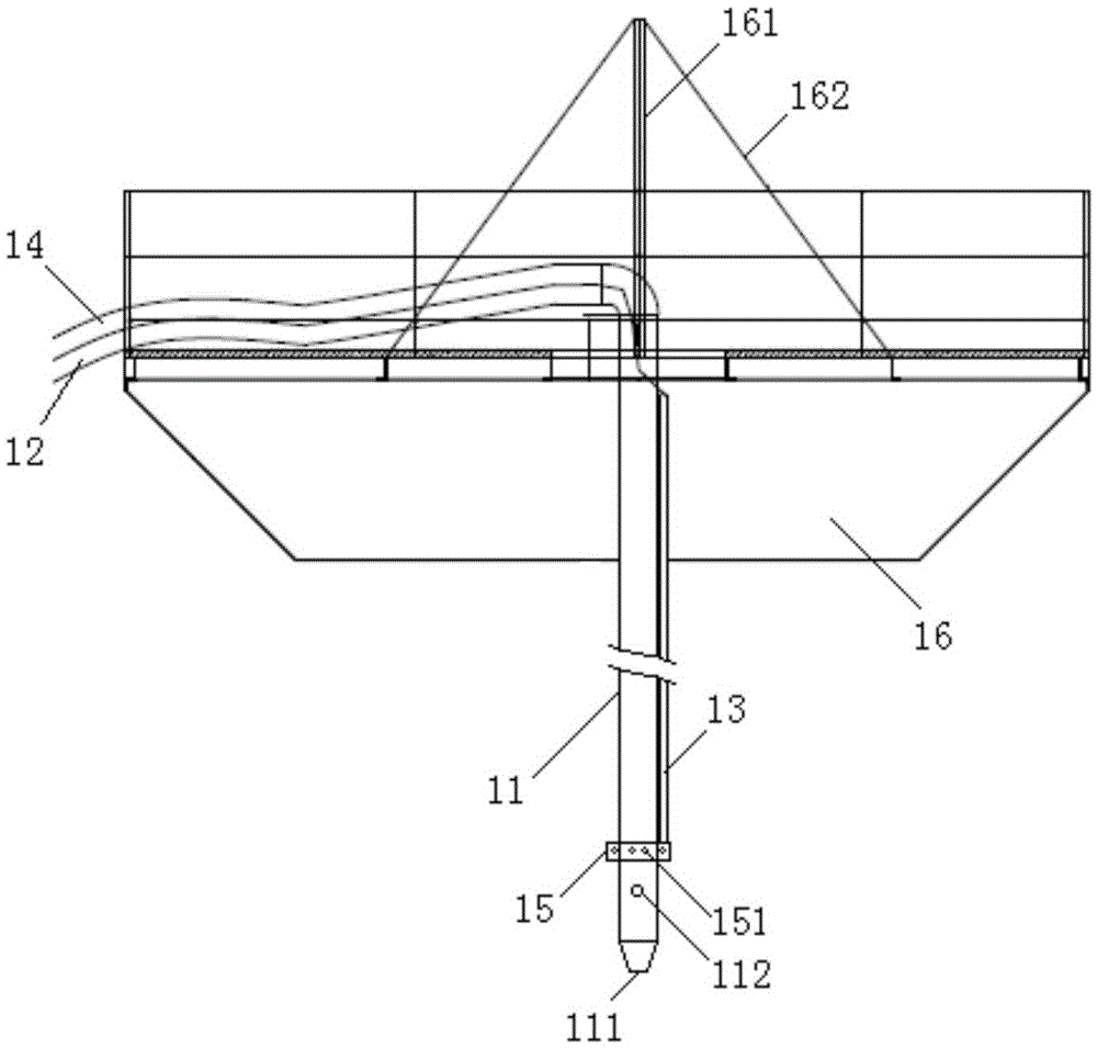 Deepwater negative-pressure desilting system