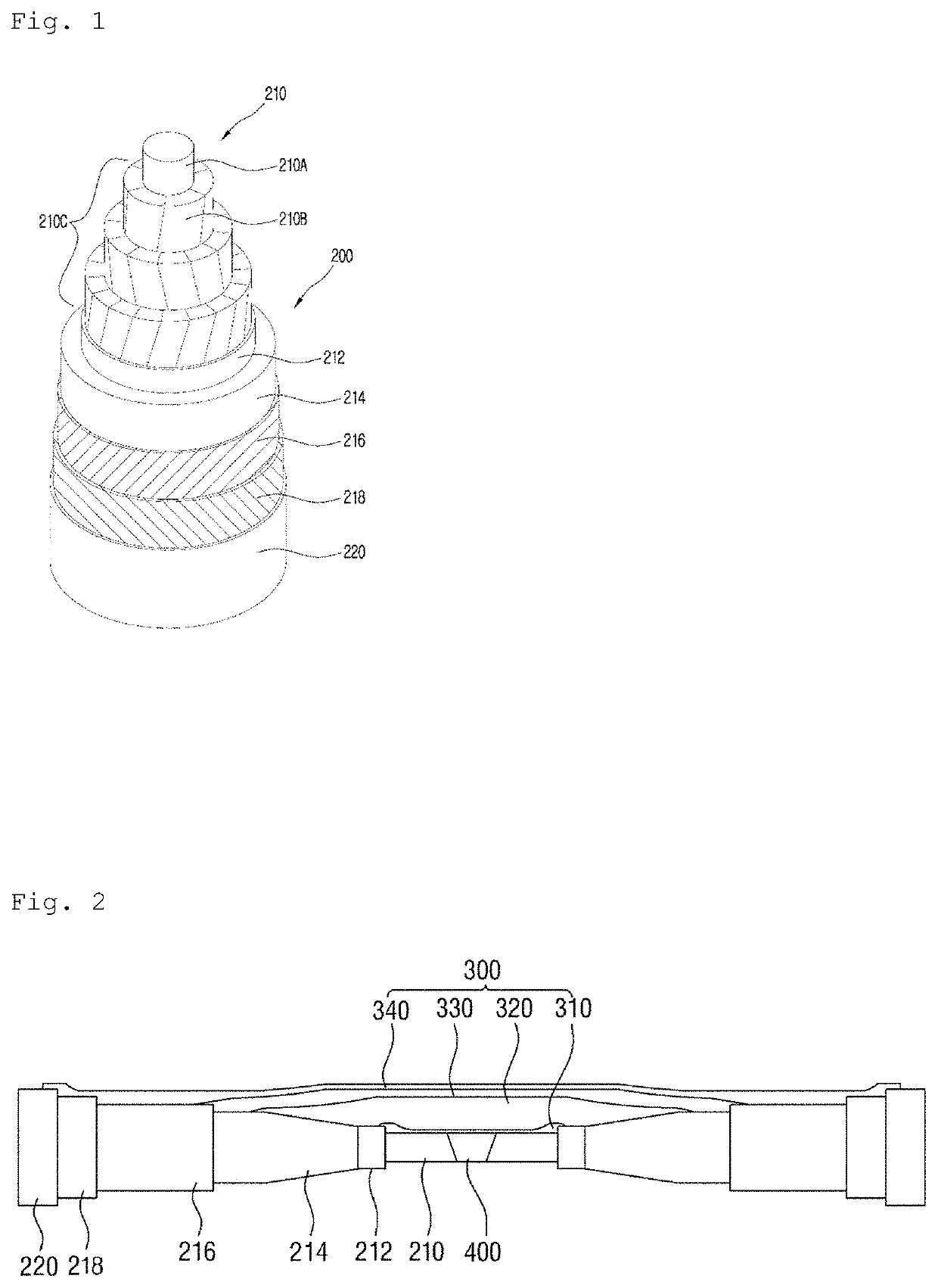 Intermediate connection system for ultra-high-voltage direct current power cable