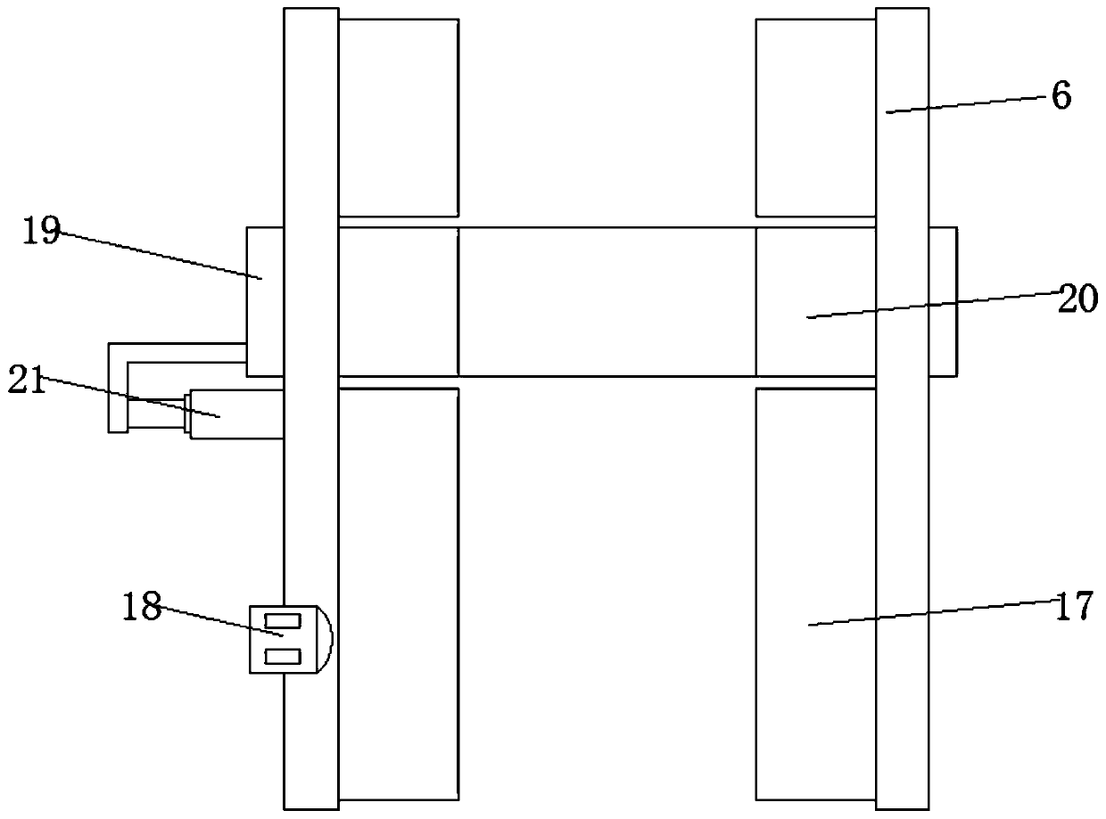 Batched egg collecting device for chicken breeding